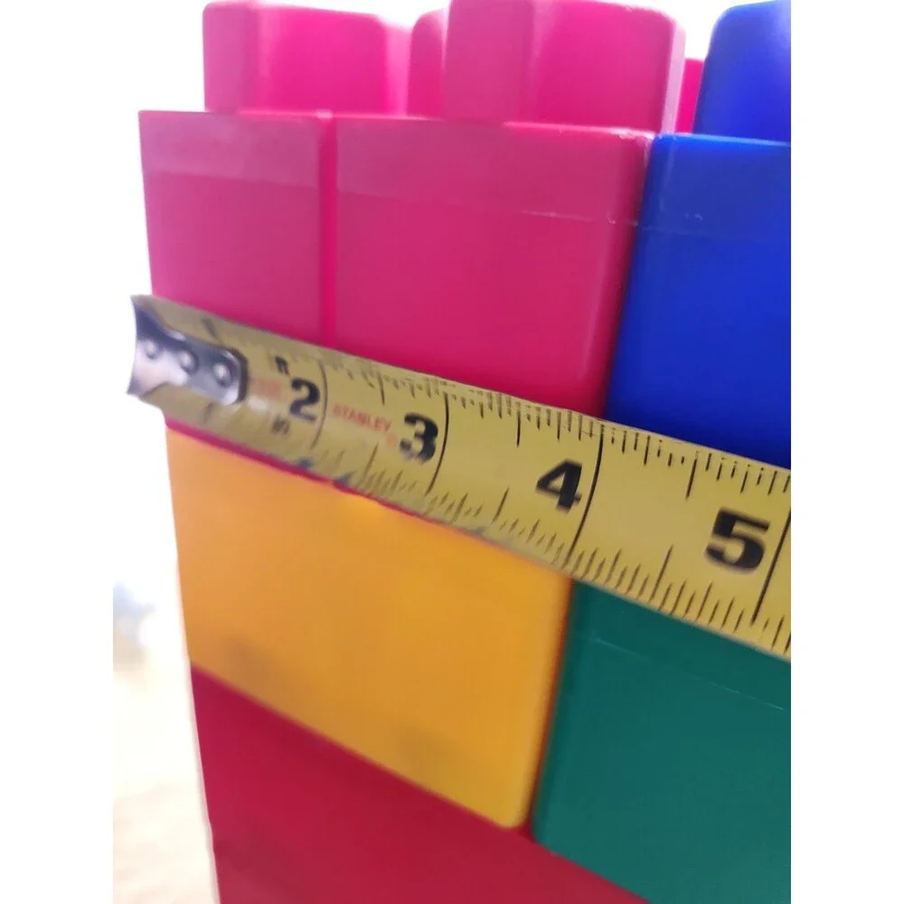 Vintage Lot of 12 LEGO  Jumbo Bricks